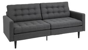 Divano Letto 200x79x96 cm in Tessuto Grigio