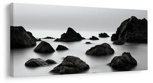 Quadro su tela – Acqua calma tra le scogliere