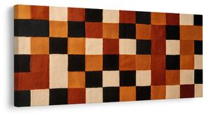 Quadro su tela – Composizione geometrica dai colori terrosi