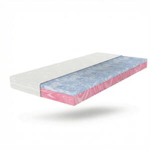 Materasso in schiuma fredda Comfort Gel 90x200 – 22 cm di altezza – Materasso reversibile a 7 zone H2/H3 – Rivestimento in Lyocell – Ergonomico e antistress