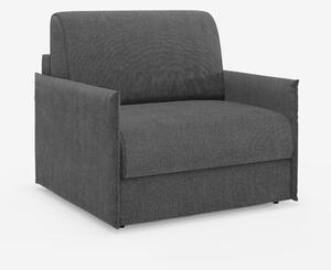 Evans poltrona letto compatta con materasso - sfoderabile in tessuto s