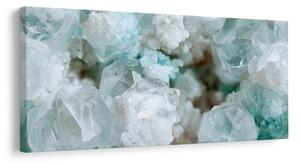 Quadro su tela – Delicate strutture minerali bianche