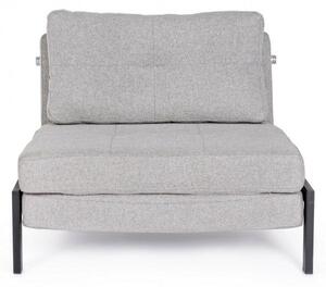 Divano Letto 1 Ripiano Hayden Beige in Tessuto