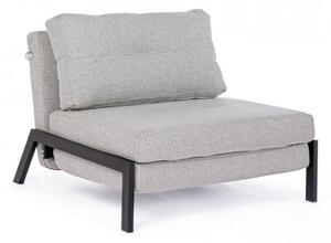 Divano Letto 1 Ripiano Hayden Beige in Tessuto
