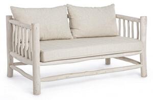 Divano con Cuscini Sahel con Cuscino in Teak