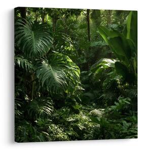 Quadro su tela – Verde esotico della foresta tropicale