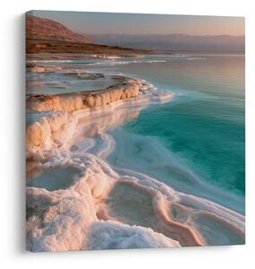 Quadro su tela – Luce del mattino sulla costa salata