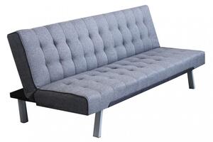 Divano Letto Barry 178x80x71 cm in Tessuto Grigio scuro