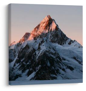 Quadro su tela – Vetta alpina silenziosa al tramonto