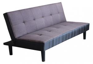 Divano Letto Alvin 180x86x78 cm in Tessuto Antracite