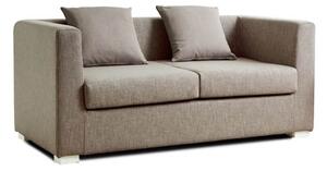 Divano Attesa 2 Posti in Tessuto Beige Dorel