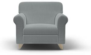 Copridivano Elasticizzato 1 Posto in Poliestere Iris Grigio Chiaro
