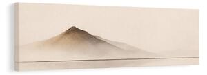 Quadro su tela – Silhouette tranquilla di montagne