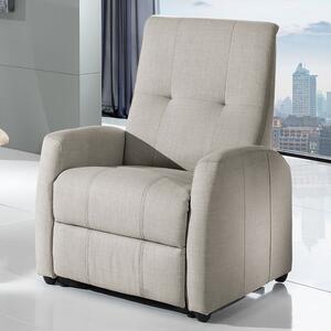 Poltrona Alzapersona Elettrica 1 Motore in Tessuto Moja Elizabeth Grigio Light
