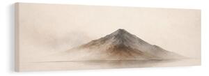 Quadro su tela – Paesaggio minimalista con montagna