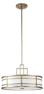 Feiss FE-FUSION-P-L-PNBR - Lampadario su asta FUSION 3xE27/40W/230V dorato