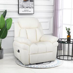 Poltrona Alzapersona Elettrica 1 Motore in Similpelle Beige