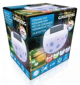 Grundig - Lampada solare LED RGB LED/0,06W/1,2V 600 mAh