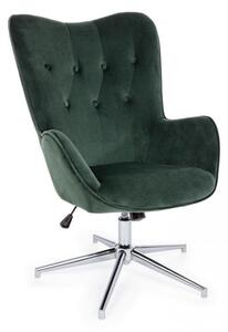 Poltrona Farida Velluto Verde in Velluto