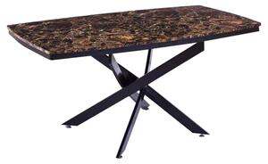Tavolo da Pranzo 160x79x90 cm in Legno Nobilitato Marmo