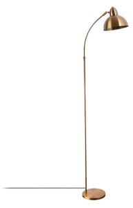 Lampada da terra color ottone con paralume in metallo (altezza totale 162 cm) Marzeo – Opviq lights