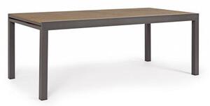 Tavolo Allungabile Elias 200-300x95 cm Antrac in Alluminio
