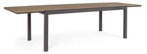 Tavolo Allungabile Elias 200-300x95 cm Antrac in Alluminio