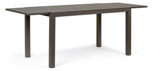 Tavolo Allungabile Hilde 140-210x77 cm Coffee in Alluminio