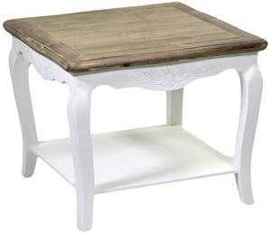 Tavolino Quadrato in Legno Country
