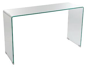 Tavolino Rettangolare in Vetro 120x40x72cm TFT Glass Trasparente