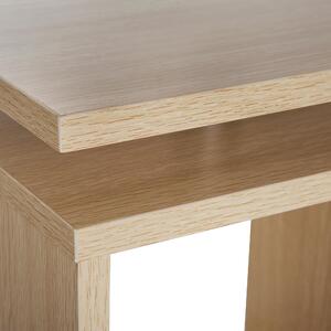 Tavolino da Salotto in Legno MDF Legno Naturale 77x40x44 cm