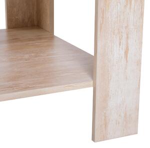 Tavolino da Caffè Basso a 2 Livelli Legno Rovere Chiaro 110x65x47 cm