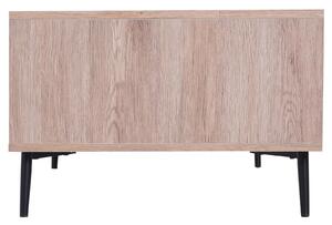 Tavolino da Caffè con Ripiano Sollevabile Legno 100x58x39.3-52.7 cm