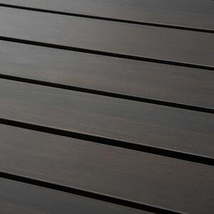 Tavolino da Soggiorno Modello Pallets in Legno Noce 80x80x46.5 cm