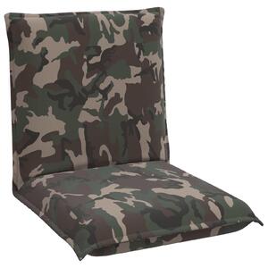 VidaXL Poltrona reclinabile in tessuto stile militare