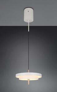 Lampada a sospensione LED, regolabile in altezza, dimmerabile, CCT, grigio, P 40 cm