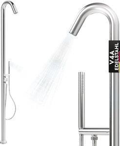 Doccia per piscina doccia da giardino V4A AISI 316 in acciaio inox acqua calda acqua fredda con doccetta doccia da esterno per piscina giardino sauna by LAWA