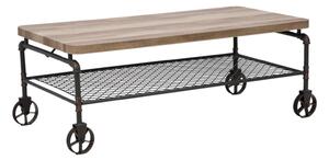 Tavolo da Caffé Manhattan 126x62,6x45,6 cm in Ferro e MDF