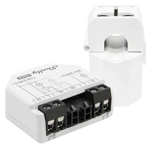 Shelly EM Gen3 Misuratore consumo elettrico Smart 1 canale + 1 Pinza amperometrica 50A monitoraggio monofase WiFi Bluetooth