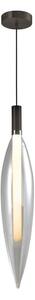 Lampada a sospensione su cavo NORDIC 1xG9/5W/230V nero/trasparente