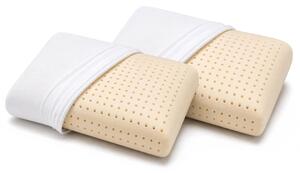 Set 2 Guanciale Memory Foam Forato Ergonomico 72x42 cm - H 15 cm Sostegno Medio Dormidea Classico Air