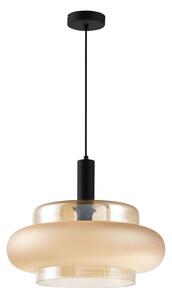 Lampada a sospensione su cavo BRIZI 1xE27/40W/230V beige/fumé