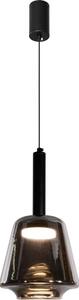 Lampada a sospensione BUENO 1xGX53/9W/230V diam. 18 cm nero fumé