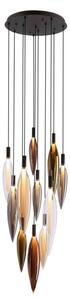 Lampadario su cavo NORDIC 11xG9/5W/230V nero
