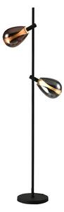 Lampada da terra DENSO 2xG9/5W/230V nero cromato/ramato