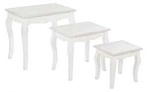 Set 3 Tavolini Clorine in Legno