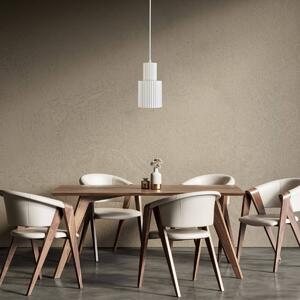 Lampada a sospensione Tokio bianca 1xE27x60W in metallo, dimensioni: 172x121,6x121,6 cm, IP20, Light Prestige