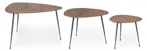 Set 3 Tavolini Boscage in Legno