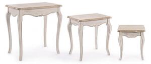 Set 3 Tavolini Clarisse in Legno