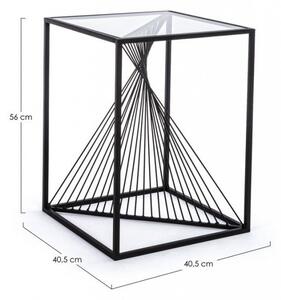 Tavolino Espiral 40x40 in Metallo